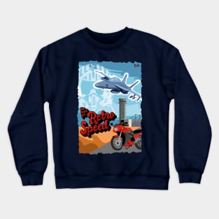 F-14 Retro Speed Crewneck Sweatshirt